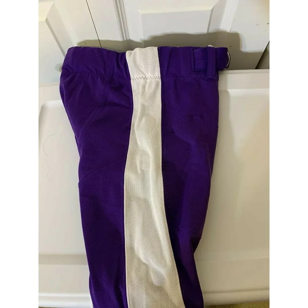 New Nike Men's Medium Football Pants Purple W/ Knee‎ Pads 789925-546 $85 NWT